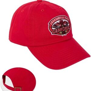 Jacksonville State University Baseball Hat Gamecocks Brimmed Embroidered cab